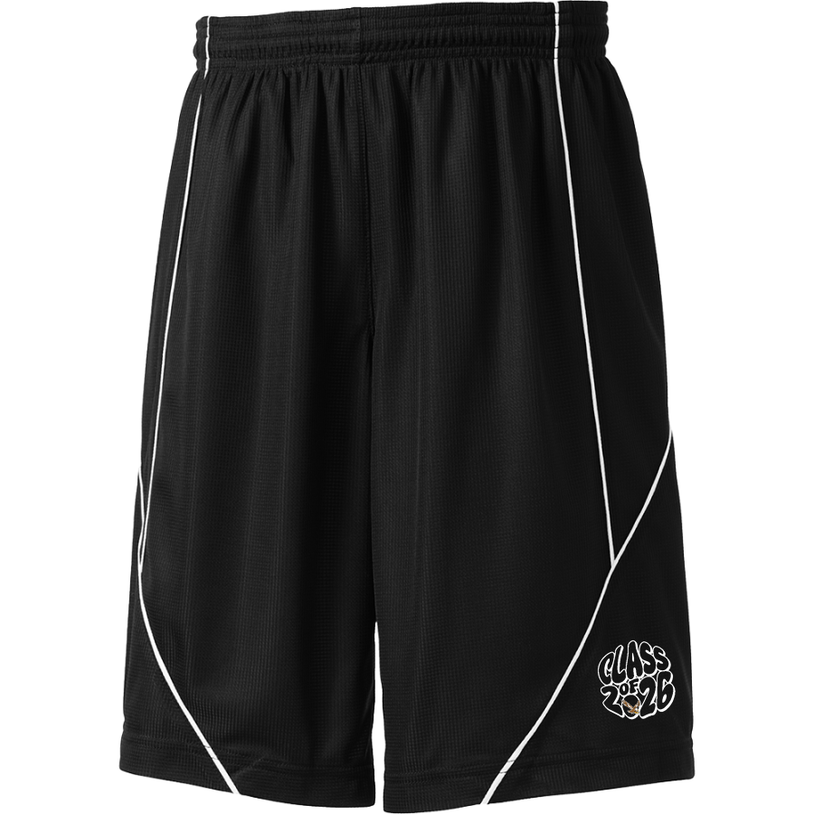 Evergreen Lutheran Eagles <span class="pdp-name-mascot">Evergreen Lutheran Eagles</span> Sport-Tek Youth PosiCharge Mesh Reversible Spliced Short