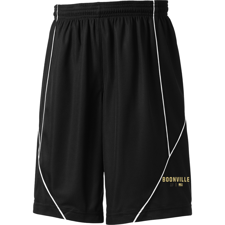 Boonville Pioneers <span class="pdp-name-mascot">Boonville Pioneers</span> Sport-Tek Youth PosiCharge Mesh Reversible Spliced Short