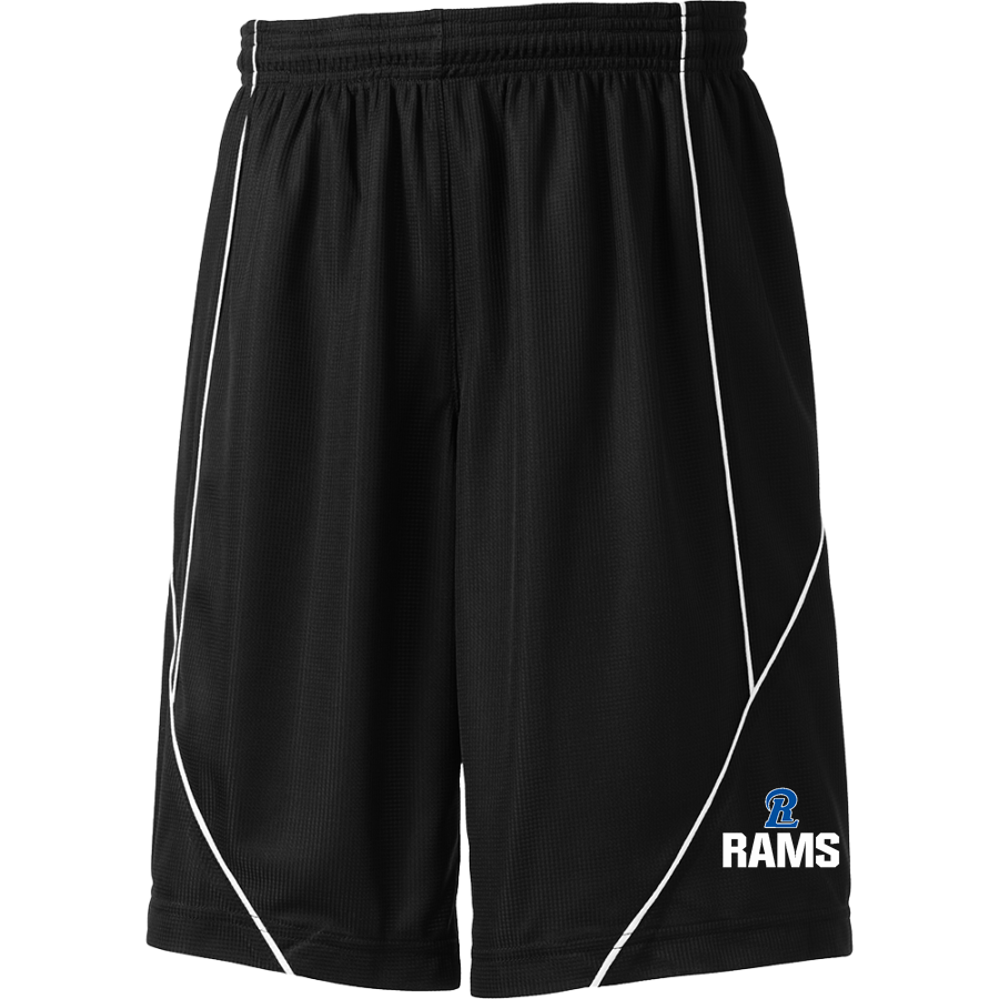 RANDOM LAKE RAMS The Official Online Store <span class="pdp-name-mascot">RANDOM LAKE RAMS</span> Sport-Tek Youth PosiCharge Mesh Reversible Spliced Short