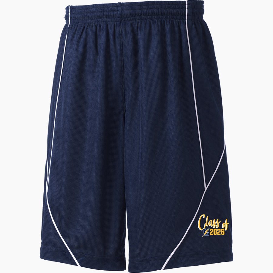 LITTLESTOWN HIGH SCHOOL THUNDERBOLTS Sport-Tek Youth PosiCharge Mesh Reversible Spliced Short