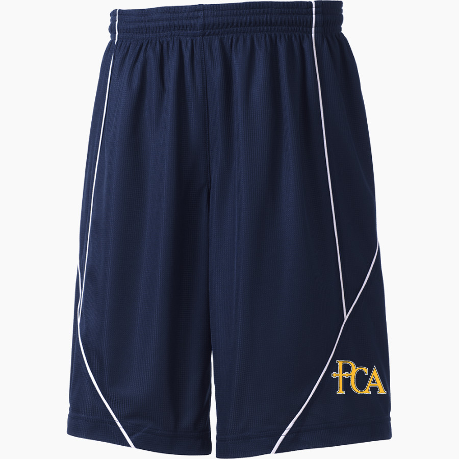Providence Christian Academy <span class="pdp-name-mascot">Providence Christian Academy Lions</span> Sport-Tek Youth PosiCharge Mesh Reversible Spliced Short