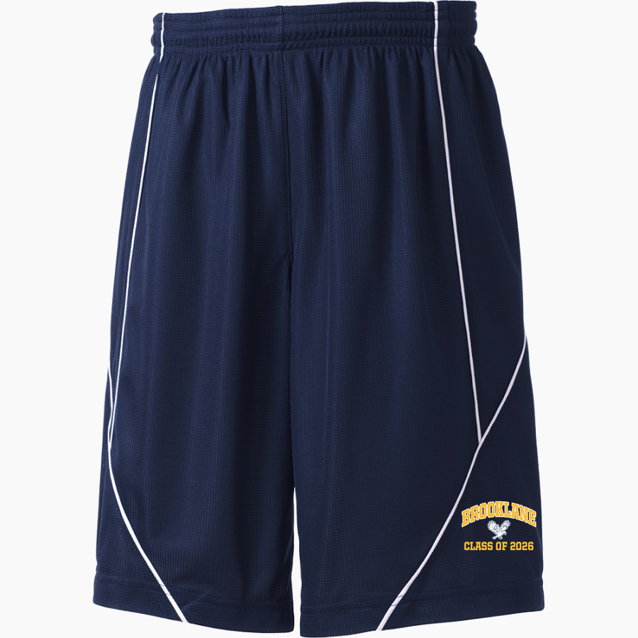 Brooklane Baptist Eagles Sport-Tek Youth PosiCharge Mesh Reversible Spliced Short