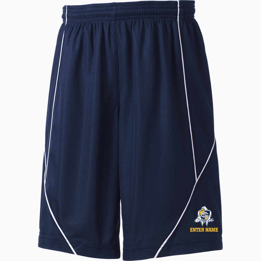 Southlands Christian Eagles <span class="pdp-name-mascot">Southlands Christian Eagles</span> Sport-Tek Youth PosiCharge Mesh Reversible Spliced Short