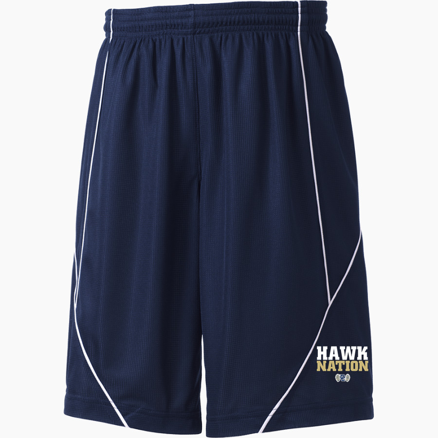 Decatur Central Hawks <span class="pdp-name-mascot">Decatur Central Hawks</span> Sport-Tek Youth PosiCharge Mesh Reversible Spliced Short