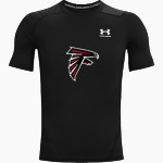 HARGRAVE HIGH SCHOOL FALCONS <span class="pdp-name-mascot">HARGRAVE FALCONS</span> UA Men's Heatgear Armour Short Sleeve Compression Front Thumbnail