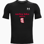 Spring Lake Lakers <span class="pdp-name-mascot">Spring Lake Lakers</span> UA Men's Heatgear Armour Compression Short Sleeve Front Thumbnail