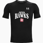 APIS Hawks UA Men's Heatgear Armour Short Sleeve Compression Front Thumbnail