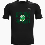 NOTRE DAME HIGH SCHOOL GREEN KNIGHTS <span class="pdp-name-mascot">NOTRE DAME GREEN KNIGHTS</span> UA Men's Heatgear Armour Compression Short Sleeve Front Thumbnail