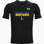 Mountain View Academy Mustangs UA Men's Heatgear Armour Short Sleeve Compression Front Thumbnail