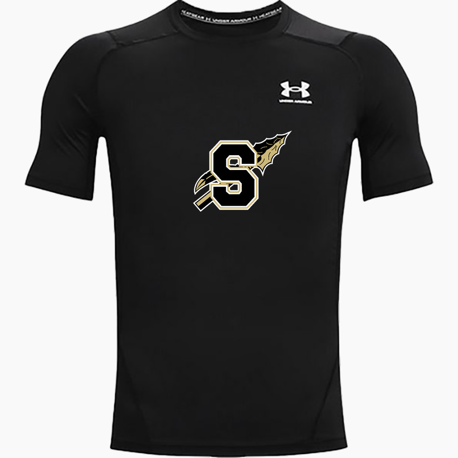 SOCASTEE HIGH SCHOOL BRAVES UA Men's Heatgear Armour Short Sleeve Compression