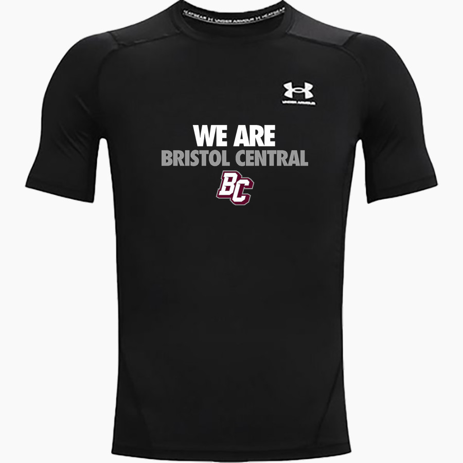 Bristol Central Rams The Official Online Store UA Men's Heatgear Armour Short Sleeve Compression