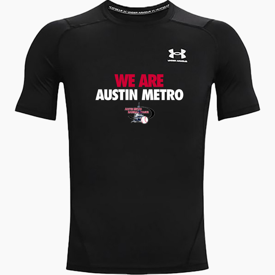 AUSTIN METRO BASEBALL LEAGUE UA Men's Heatgear Armour Short Sleeve Compression