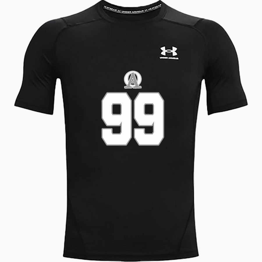 OLDENBURG ACADEMY TWISTERS UA Men's Heatgear Armour Short Sleeve Compression