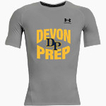 Devon Prep <span class="pdp-name-mascot">Devon Tide</span> UA Men's Heatgear Armour Compression Short Sleeve Front Thumbnail
