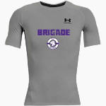 Shell Bank Brigade UA Men's Heatgear Armour Short Sleeve Compression Front Thumbnail