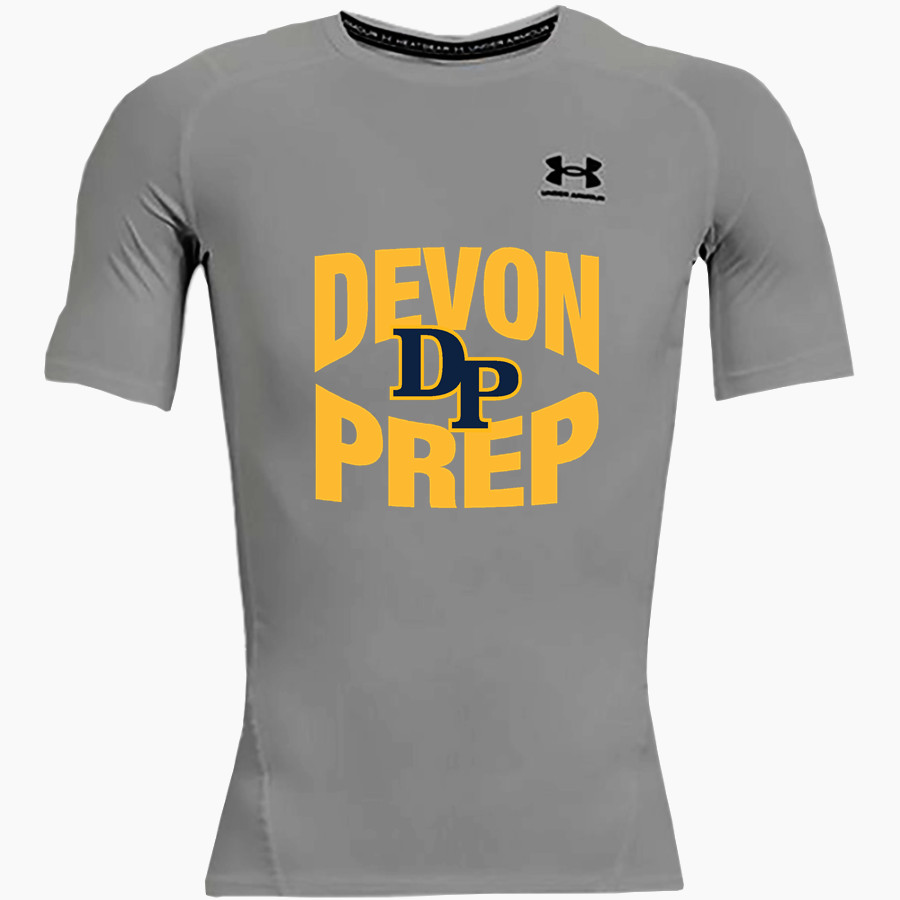 Devon Prep <span class="pdp-name-mascot">Devon Tide</span> UA Men's Heatgear Armour Compression Short Sleeve