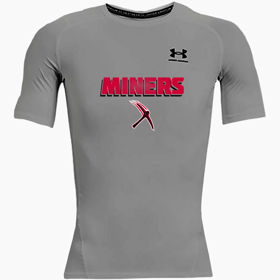 Park City Miners <span class="pdp-name-mascot">PARK CITY MINERS</span> UA Men's Heatgear Armour Short Sleeve Compression