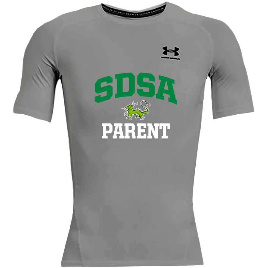 Southern Delaware School Of The Arts dragons <span class="pdp-name-mascot">SDSA Dragons</span> UA Men's Heatgear Armour Compression Short Sleeve