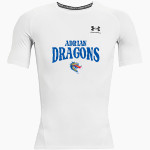 ADRIAN HIGH SCHOOL DRAGONS UA Men's Heatgear Armour Short Sleeve Compression Front Thumbnail