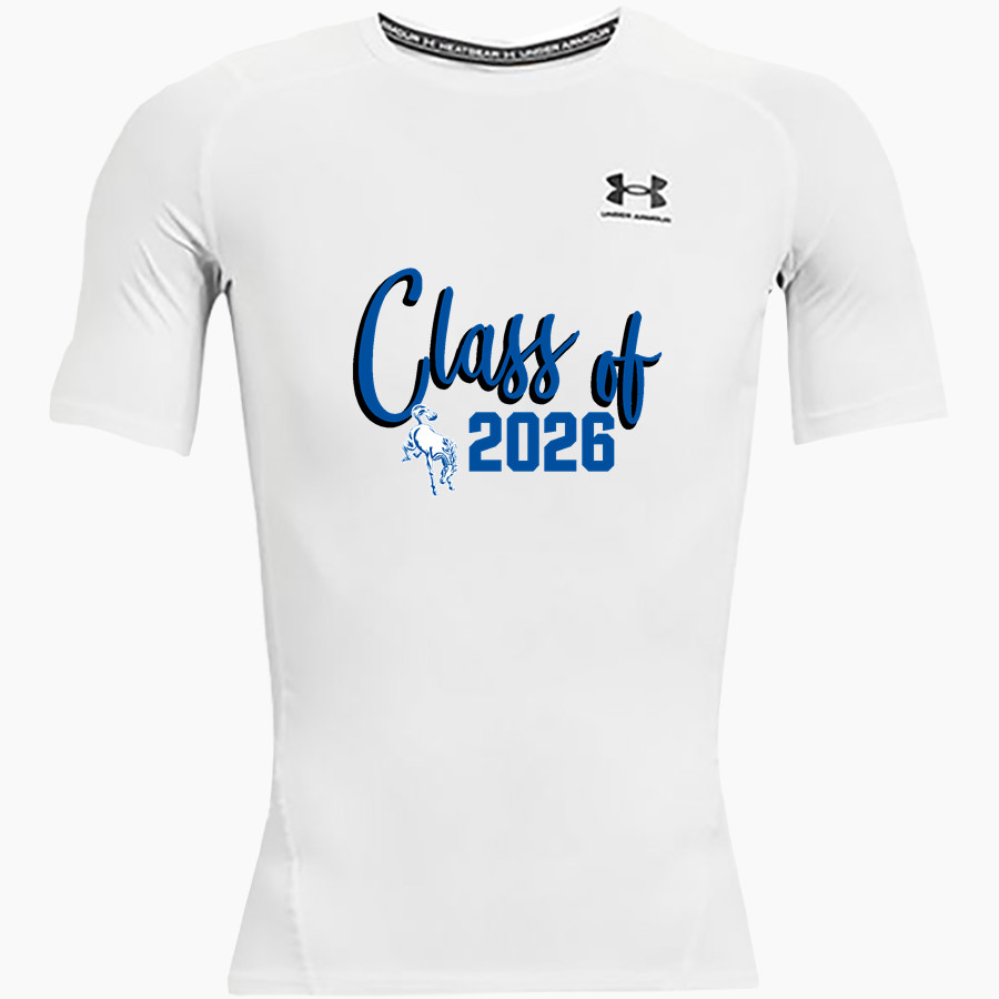 CENTENNIAL HIGH SCHOOL BRONCOS UA Men's Heatgear Armour Short Sleeve Compression