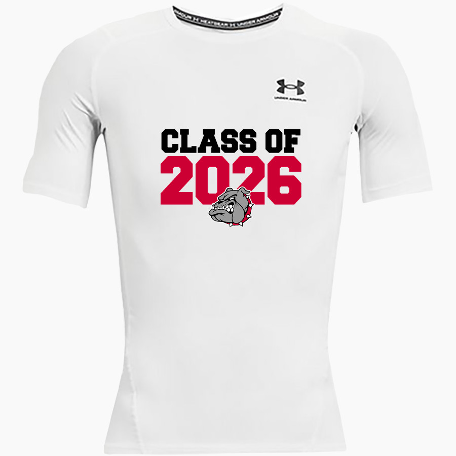 Boiling Springs Middle School bulldogs offical sideline store UA Men's Heatgear Armour Short Sleeve Compression