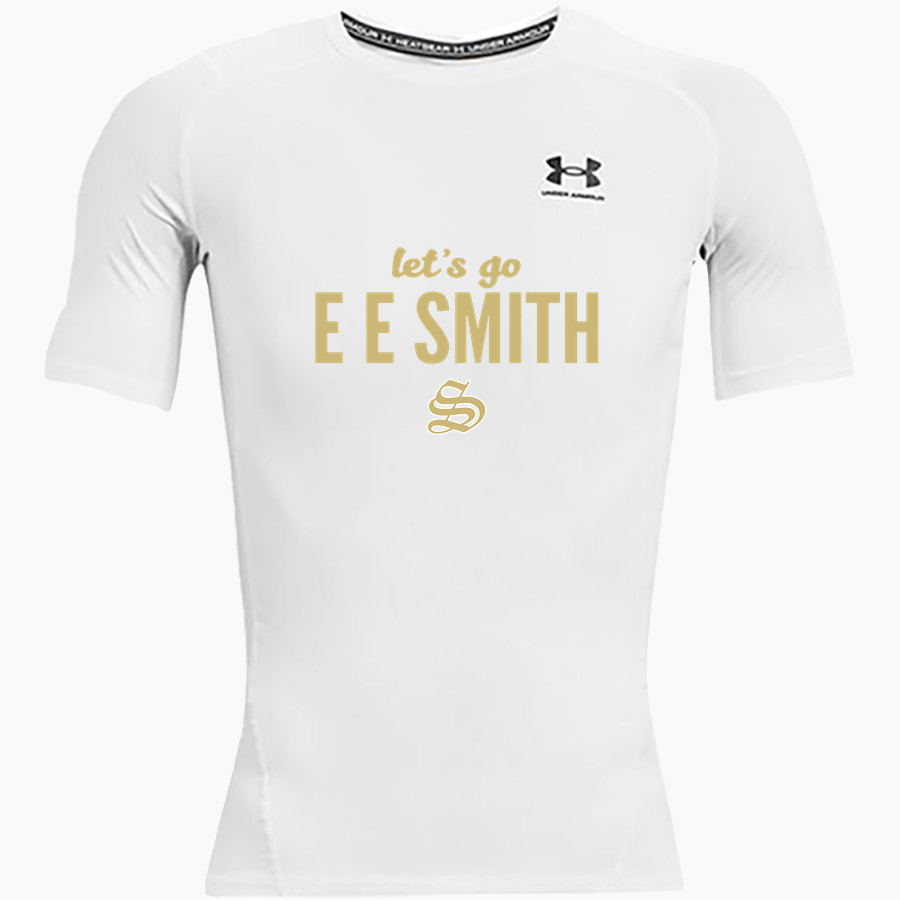 E E SMITH HIGH SCHOOL GOLDEN BULLS <span class="pdp-name-mascot">E E SMITH GOLDEN BULLS</span> UA Men's Heatgear Armour Short Sleeve Compression