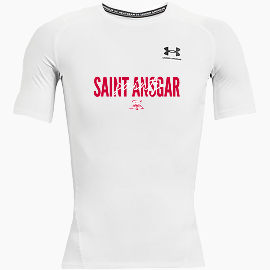 SAINT ANSGAR HIGH SCHOOL SAINTS <span class="pdp-name-mascot">SAINT ANSGAR SAINTS</span> UA Men's Heatgear Armour Compression Short Sleeve