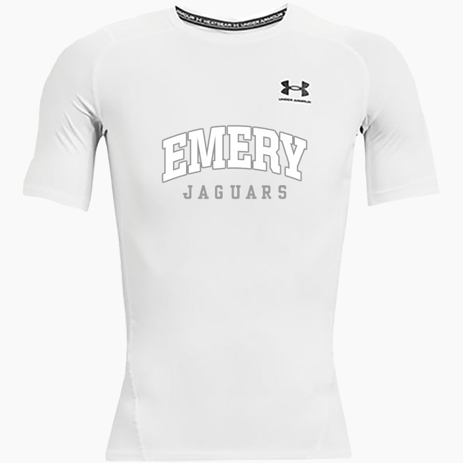 Emery Jaguars UA Men's Heatgear Armour Short Sleeve Compression