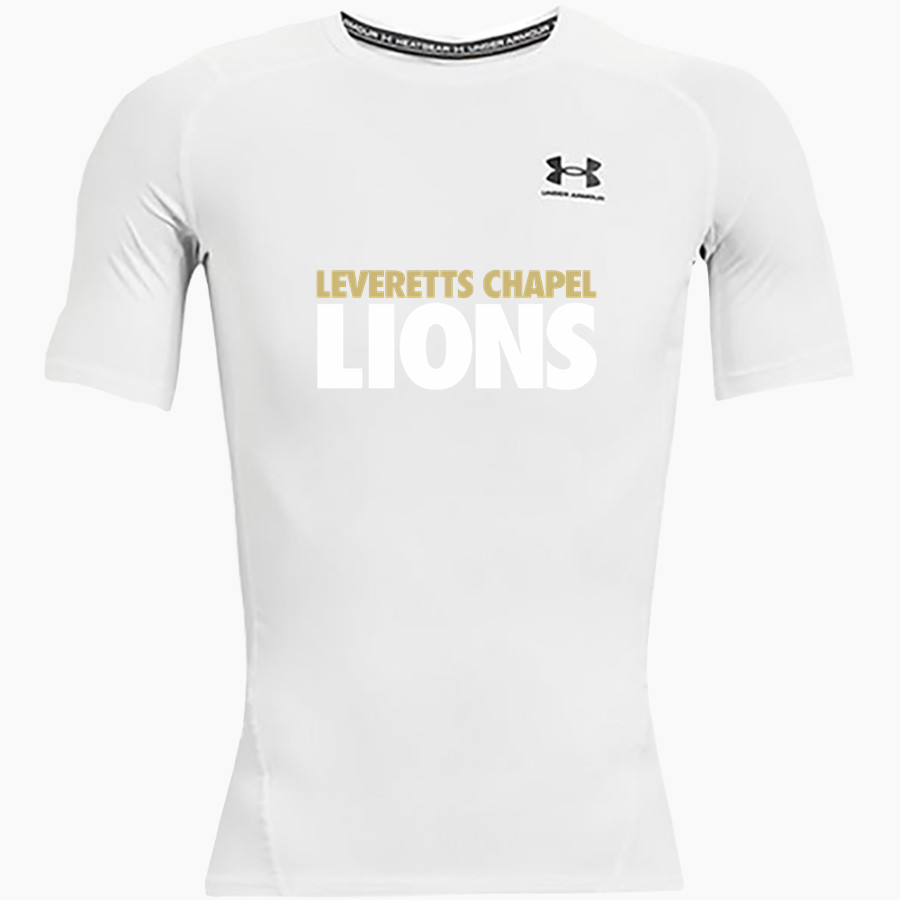 LEVERETTS CHAPEL HIGH SCHOOL LIONS <span class="pdp-name-mascot">LEVERETTS CHAPEL LIONS</span> UA Men's Heatgear Armour Short Sleeve Compression