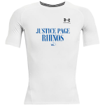 Justice Page Rhinos <span class="pdp-name-mascot">Justice Page Rhinos</span> UA Men's Heatgear Armour Compression Short Sleeve Front Thumbnail