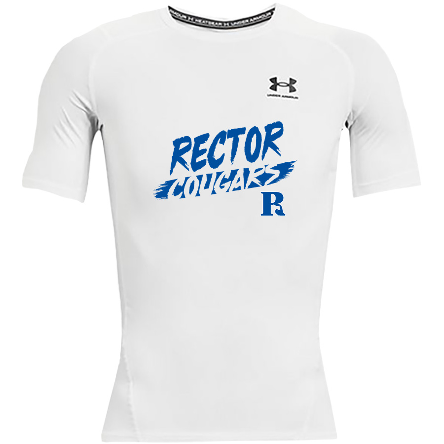 RECTOR HIGH SCHOOL COUGARS <span class="pdp-name-mascot">RECTOR COUGARS</span> UA Men's Heatgear Armour Compression Short Sleeve