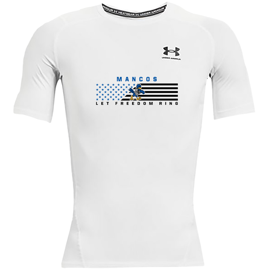 MANCOS HIGH SCHOOL BLUEJAYS <span class="pdp-name-mascot">MANCOS BLUEJAYS</span> UA Men's Heatgear Armour Compression Short Sleeve