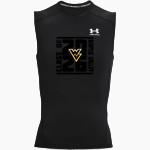 WAPSIE VALLEY HIGH SCHOOL WARRIORS UA Men's Heatgear Armour Compression Sleeveless Top Front Thumbnail