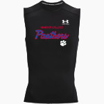 Hanover College Panthers <span class="pdp-name-mascot">Hanover College Panthers</span> UA Men's Heatgear Armour Compression Sleeveless Top Front Thumbnail