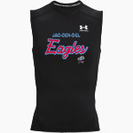 JAC-CEN-DEL HIGH SCHOOL EAGLES <span class="pdp-name-mascot">JAC - CEN-DEL EAGLES</span> UA Men's Heatgear Armour Compression Sleeveless Top Front Thumbnail
