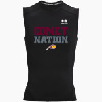 NORTHERN MICHIGAN CHRISTIAN HS COMETS <span class="pdp-name-mascot">NORTHERN MICHIGAN CHRISTIAN COMETS</span> UA Men's Heatgear Armour Compression Sleeveless Top Front Thumbnail