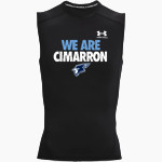 CIMARRON HIGH SCHOOL BLUEJAYS UA Men's Heatgear Armour Compression Sleeveless Top Front Thumbnail