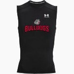 Boiling Springs Middle School bulldogs offical sideline store UA Men's Heatgear Armour Compression Sleeveless Top Front Thumbnail