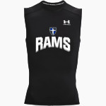Legacy Rams UA Men's Heatgear Armour Compression Sleeveless Top Front Thumbnail