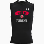 Red Top Miners UA Men's Heatgear Armour Compression Sleeveless Top Front Thumbnail