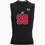 PINKERTON ACADEMY ASTROS UA Men's Heatgear Armour Compression Sleeveless Top Front Thumbnail