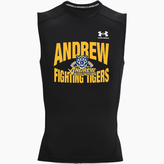 UA Men's Heatgear Armour Compression Sleeveless Top