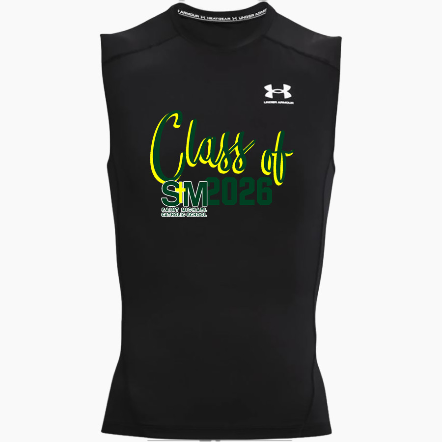 St. Michael Gators UA Men's Heatgear Armour Compression Sleeveless Top