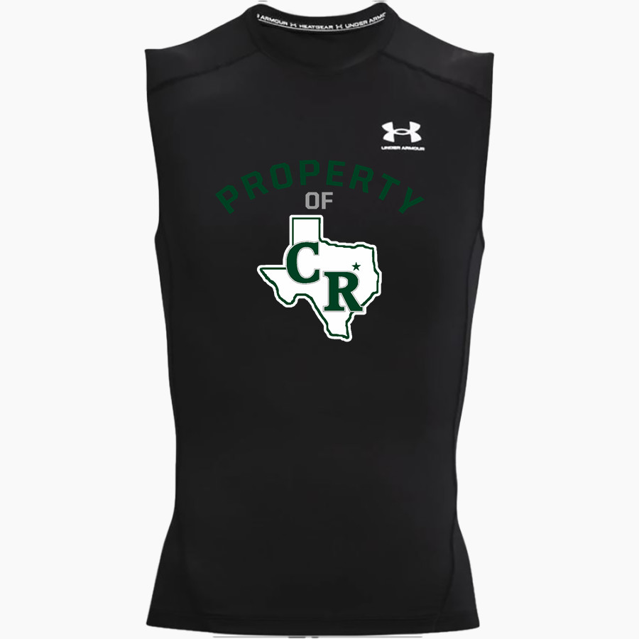 CROSS ROADS HIGH SCHOOL BOBCATS <span class="pdp-name-mascot">CROSS ROADS BOBCATS</span> UA Men's Heatgear Armour Compression Sleeveless Top