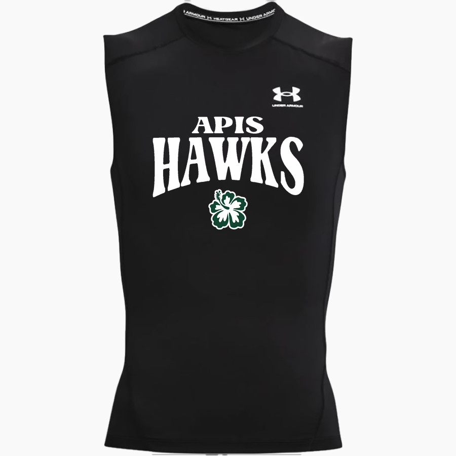 APIS Hawks UA Men's Heatgear Armour Compression Sleeveless Top