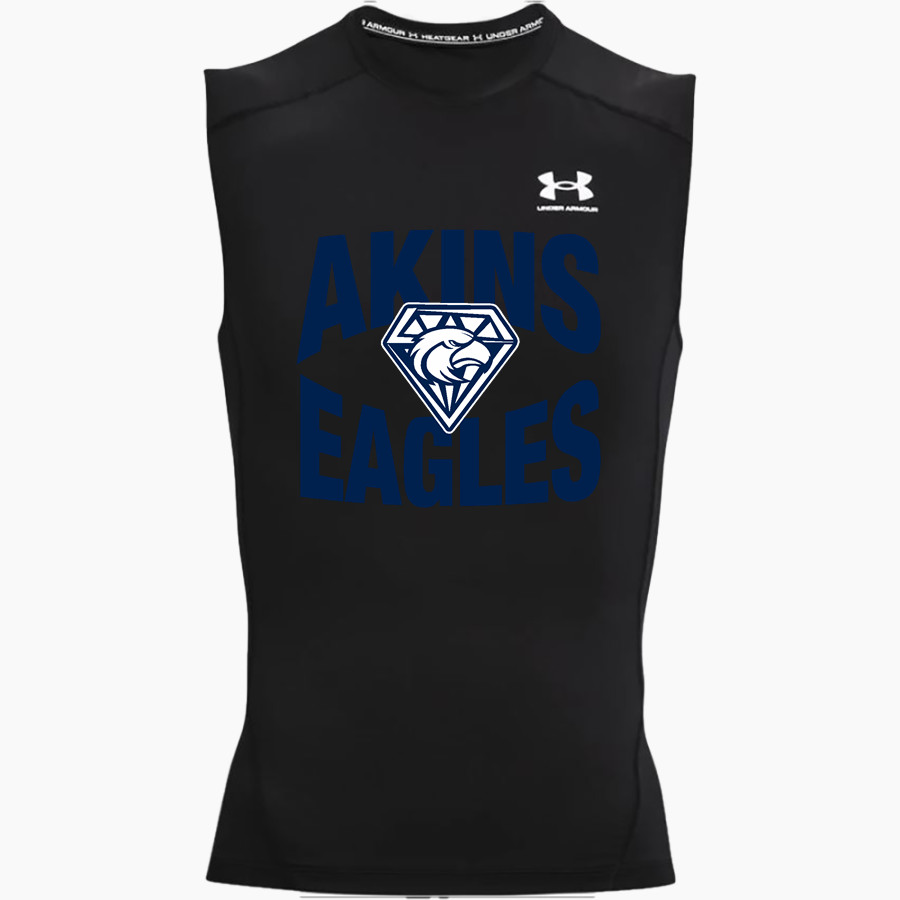 Akins Eagles <span class="pdp-name-mascot">Akins Eagles</span> UA Men's Heatgear Armour Compression Sleeveless Top