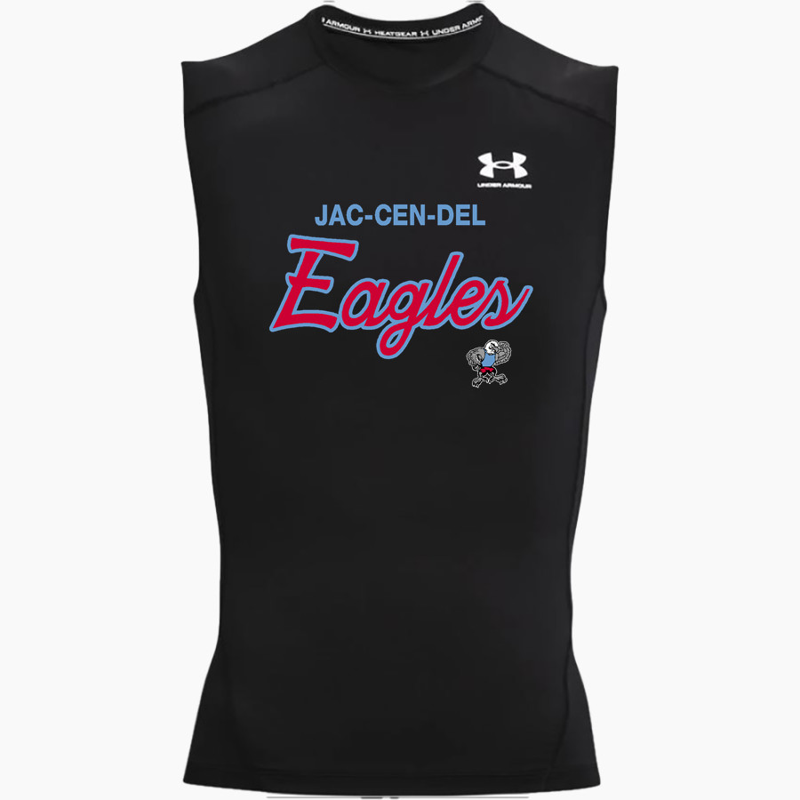 JAC-CEN-DEL HIGH SCHOOL EAGLES <span class="pdp-name-mascot">JAC - CEN-DEL EAGLES</span> UA Men's Heatgear Armour Compression Sleeveless Top