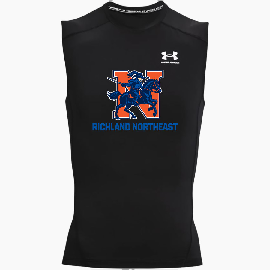 RICHLAND NORTHEAST HIGH SCHOOL CAVALIERS <span class="pdp-name-mascot">RICHLAND NORTHEAST CAVALIERS</span> UA Men's Heatgear Armour Compression Sleeveless Top