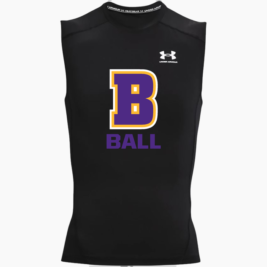 BALL HIGH SCHOOL GOLDEN TORNADOES UA Men's Heatgear Armour Compression Sleeveless Top