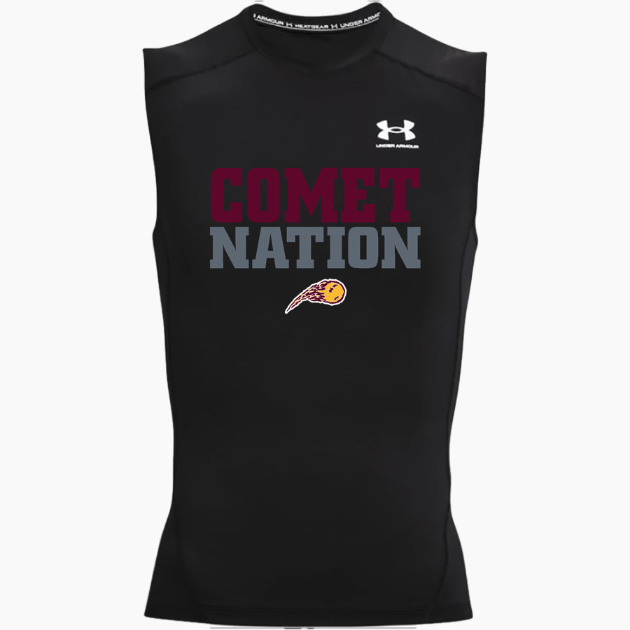 NORTHERN MICHIGAN CHRISTIAN HS COMETS <span class="pdp-name-mascot">NORTHERN MICHIGAN CHRISTIAN COMETS</span> UA Men's Heatgear Armour Compression Sleeveless Top